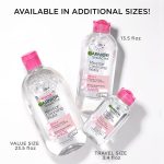 Garnier SkinActive Micellar Water for All Skin Types, Facial Cleanser & Makeup Remover, 13.5 fl. Oz, 1 count (Packaging May Vary) - Image 8